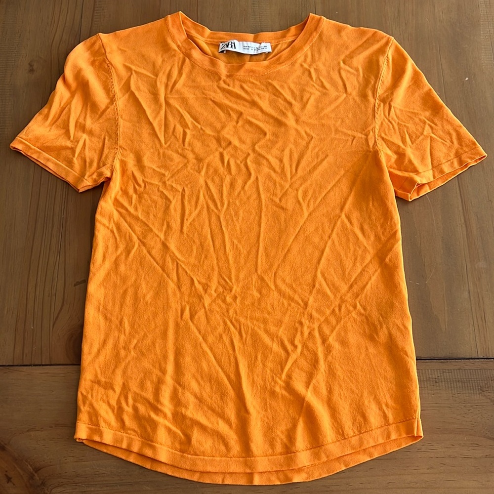 Zara Orange Shirt